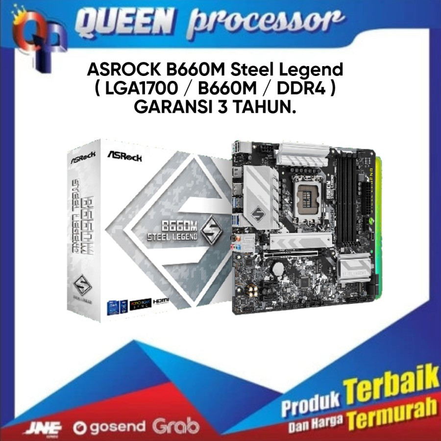 ASROCK B660M Steel Legend ( LGA1700 / B660M / DDR4 )