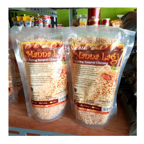 

MANNA LAGI Kacang Sangrai Cincang Cacah 500 Gr