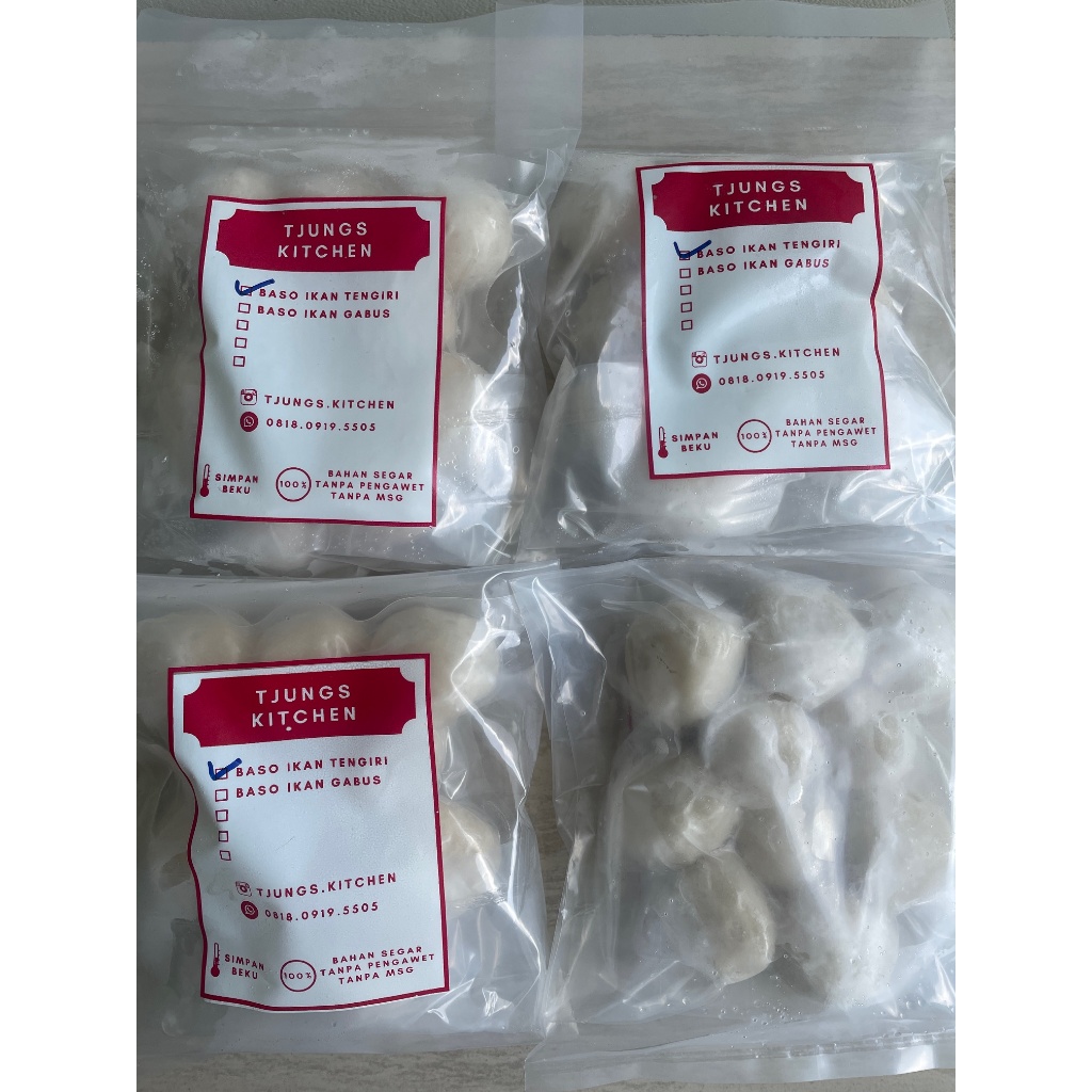 

Baso Ikan Tengiri Tjung's Kitchen FROZEN 1 pack isi 10 butir
