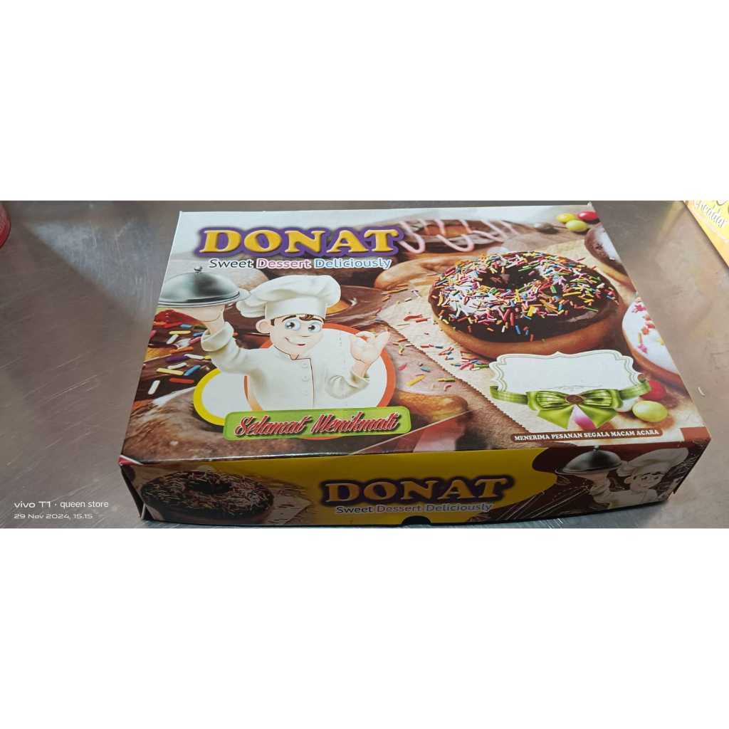 

Dus Donat Sweet Dessert Deliciously Harga Per 10 Pcs