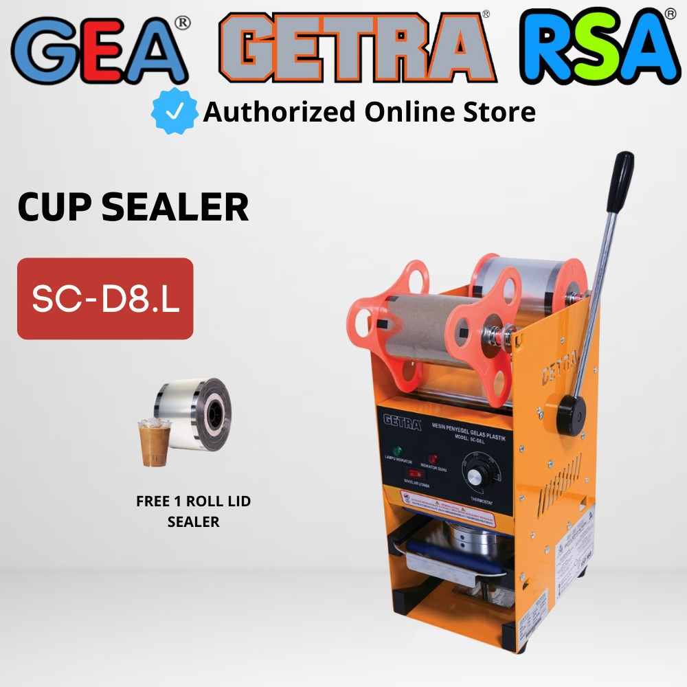 Getra cup Sealer SC-D8 Penyegel Cup/Gelas Getra SC-D8