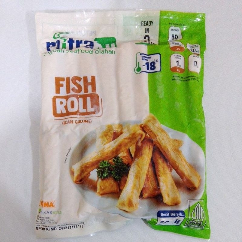 

mitraku fish roll 500gram