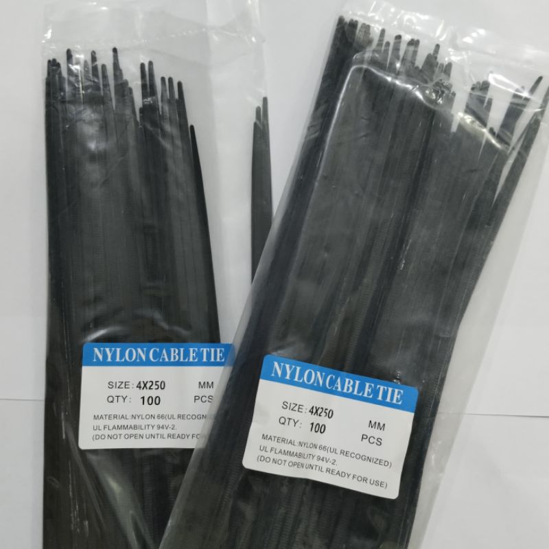 

Kabel Ties ukuran 25cm 1pack isi 100pcs -CNTL
