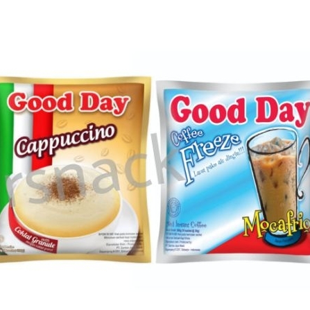 

Kopi Good Day Freeze Mocafrio & Cappuccino - 1 renteng