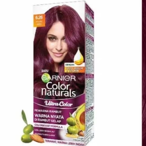 Garnier Ultra Color Pewarna Rambut 6.26 Plum Red