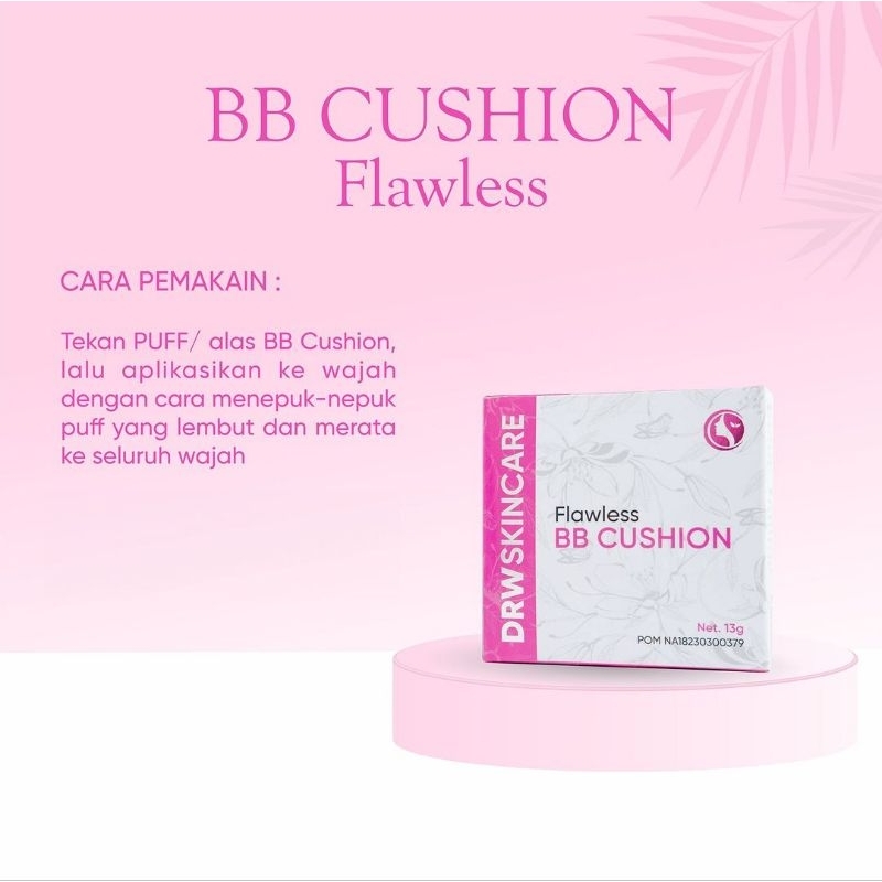 bb cream air cushion/alas bedak drw skincare/bb cushion drw skincare