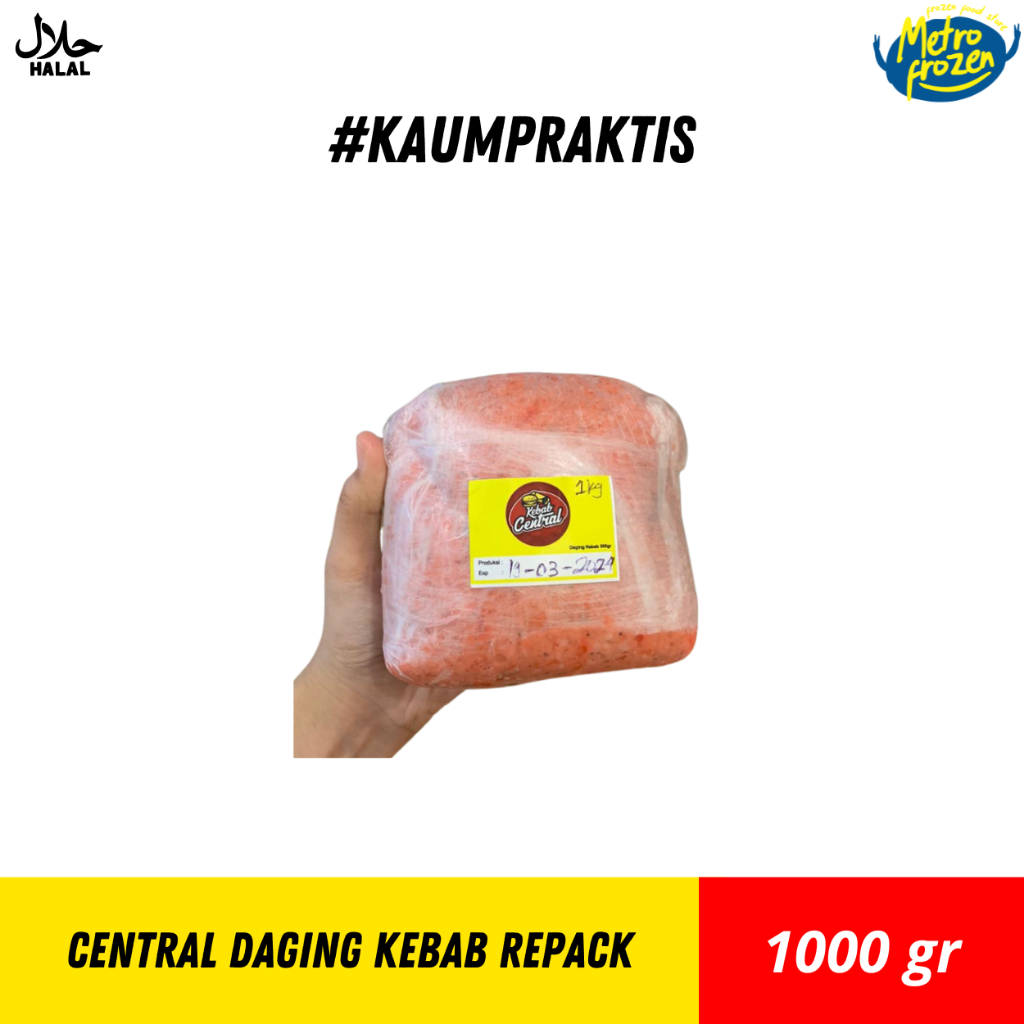 

CENTRAL Daging Kebab Repack 1kg //daging kebab enak //daging kebab instan Banjarmasin