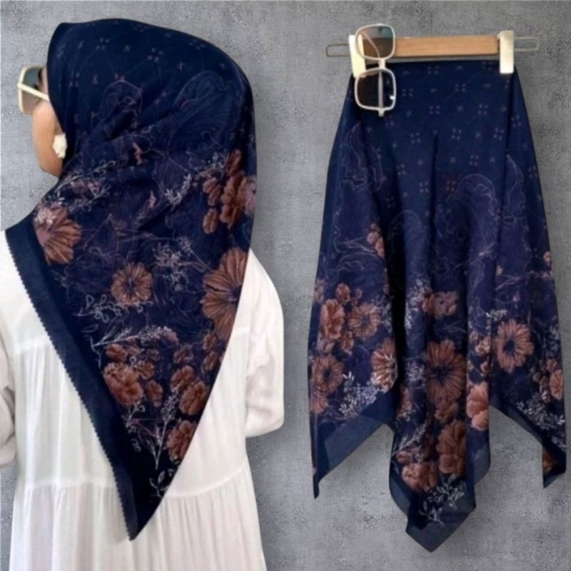 HIJAB SEGI EMPAT JILBAB SEGI EMPAT MOTIF KERUDUNG MOTIP
