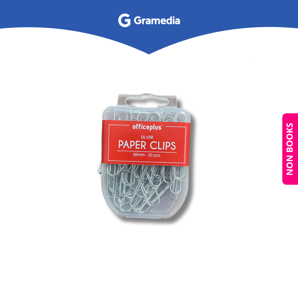 

Gramedia Depok - OFFICE - P PAPERCLIP 50MM SILVER OP - PC50SLV