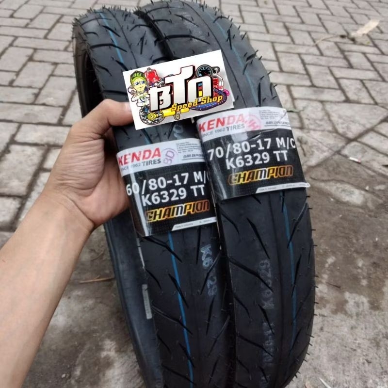 BAN LUAR KENDA UKURAN 50-90/ 60-80/70-80 RING 17 ORIGINAL KENDA