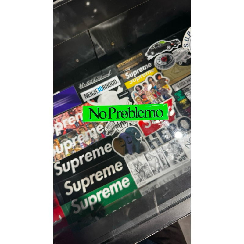 

NO PROBLEMO - LOGO STICKER GREEN