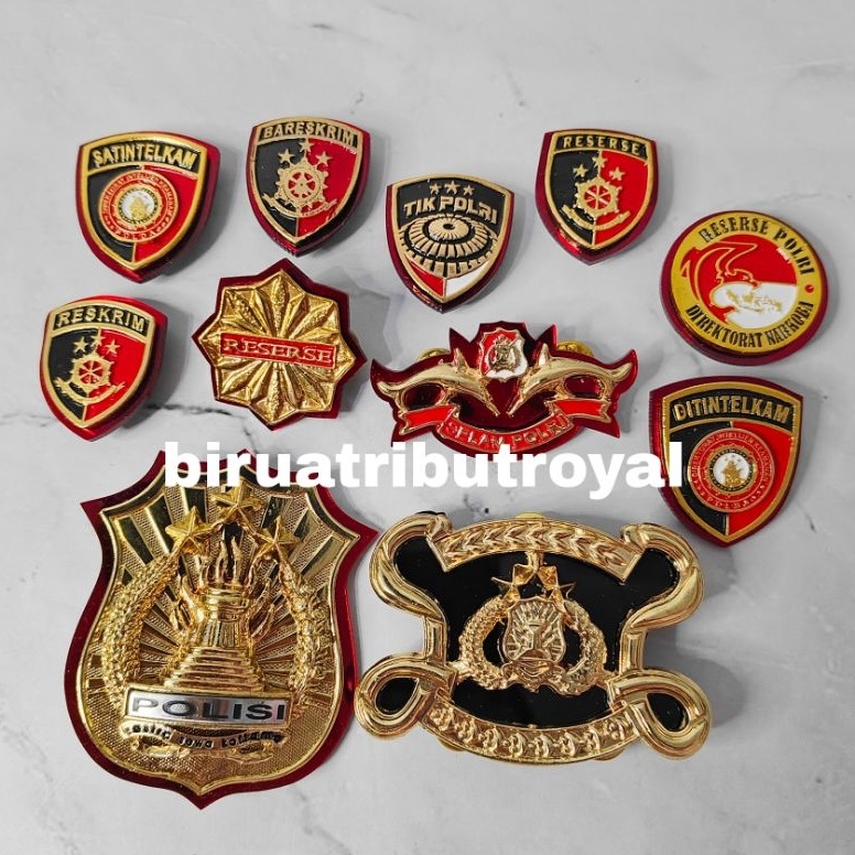 RECOMENDED PIN BREVET TIK POLRI  SAT INTELKAM  BARESKRIM  RESKRIM  RESERSE  ATRIBUT POLRI  POLISI