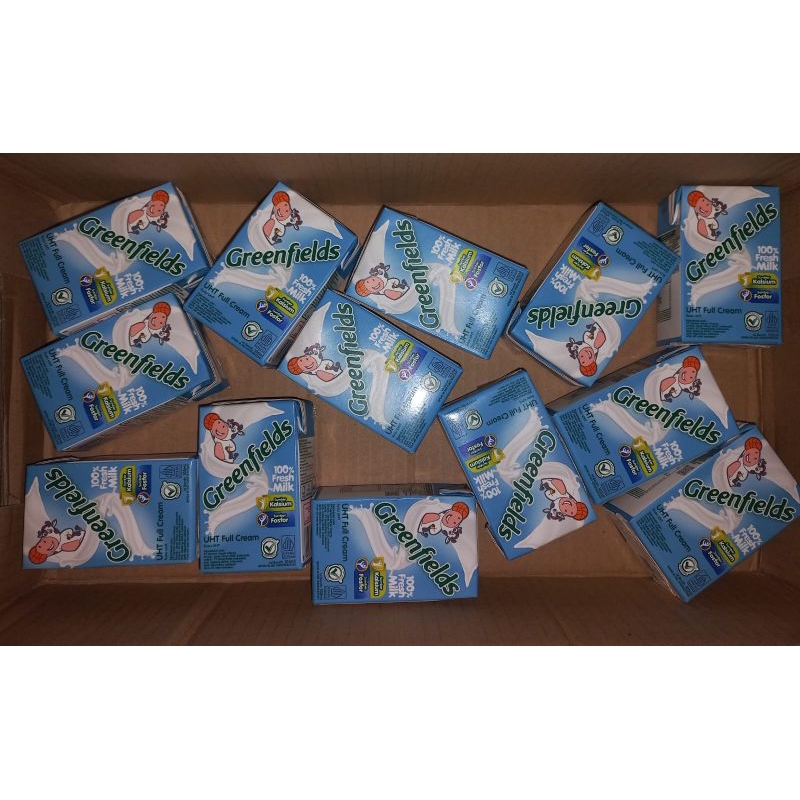 

Greenfields Full Cream UHT MILK 105ML 1 KARTON ISI 40