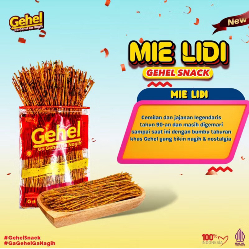 

Gehel Mie Lidi Snack