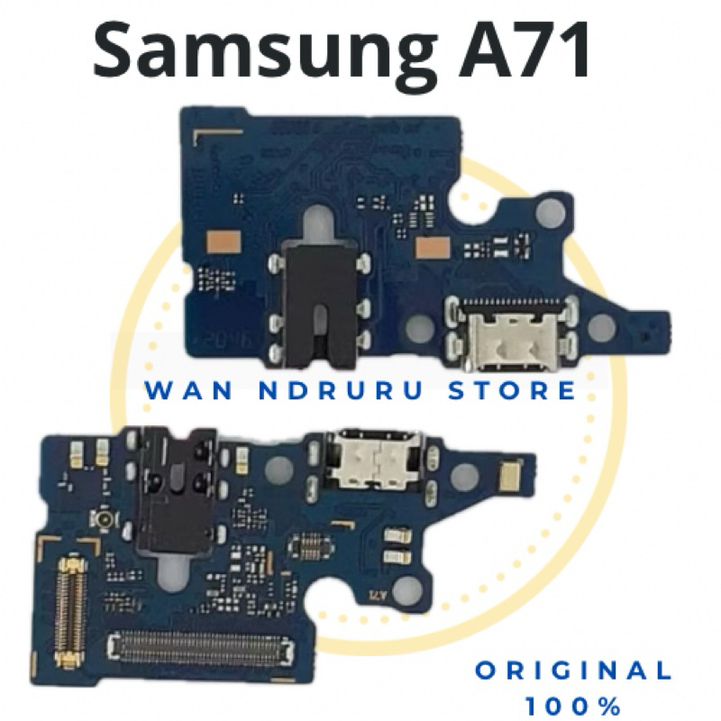 Papan Cas Samsung A71 Original Plus Ic/Konektor Cas