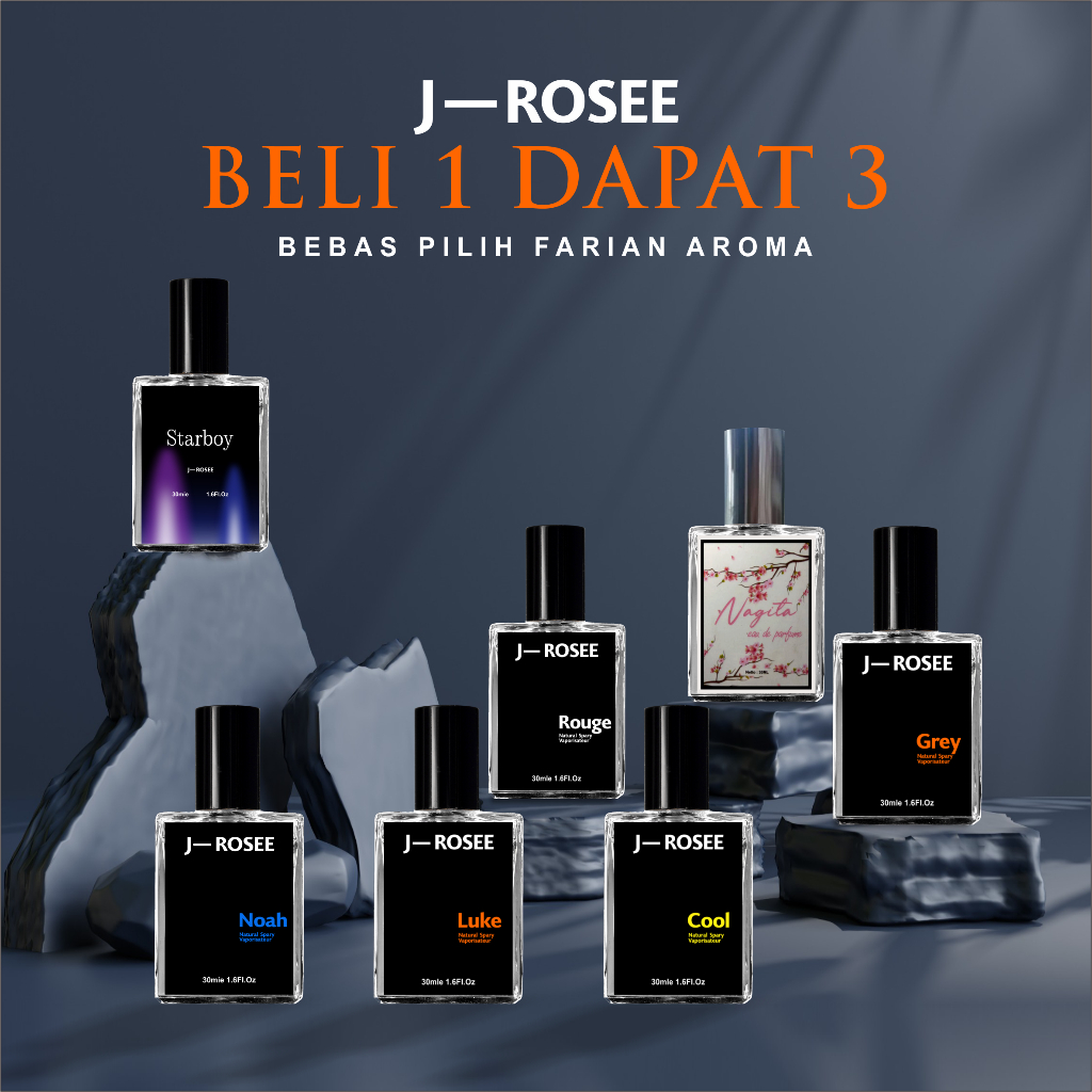 BELI 1 DAPAT 3 Parfum Pemikat Wanita Parfum Jayrosse tahan lama Parfum Viral Parfum Starboy 30ml