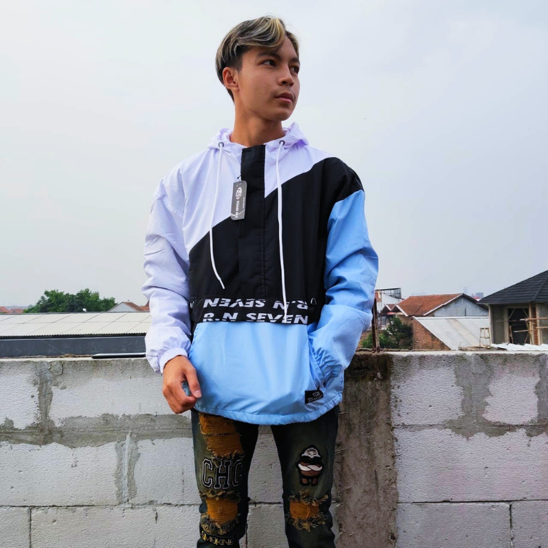 jaket parasut pria jaket cagoule parasut pria wanita  jaket cougle motor