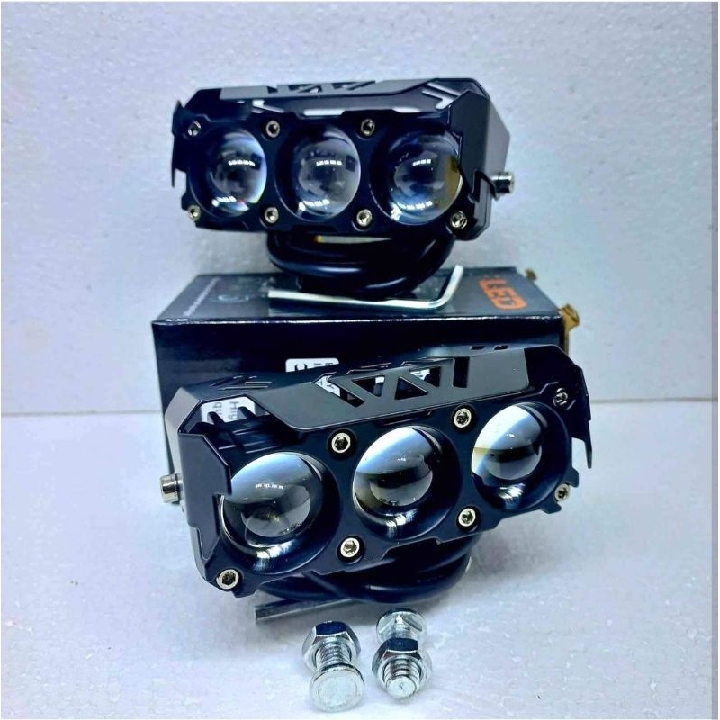 Lampu Tembak Sorod Led 3 Mata Super Terang