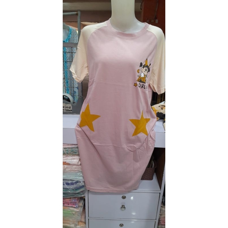 Daster Baju Tidur Terusan Baju Santai Piyama Perempuan Cewek Ala Korea Kekinian Gambar Sesuai Produk