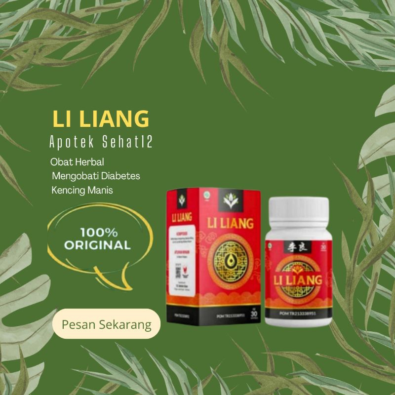 Li Liang Herbal Cina Li Liang Suplemen Diabetes Kencing Manis