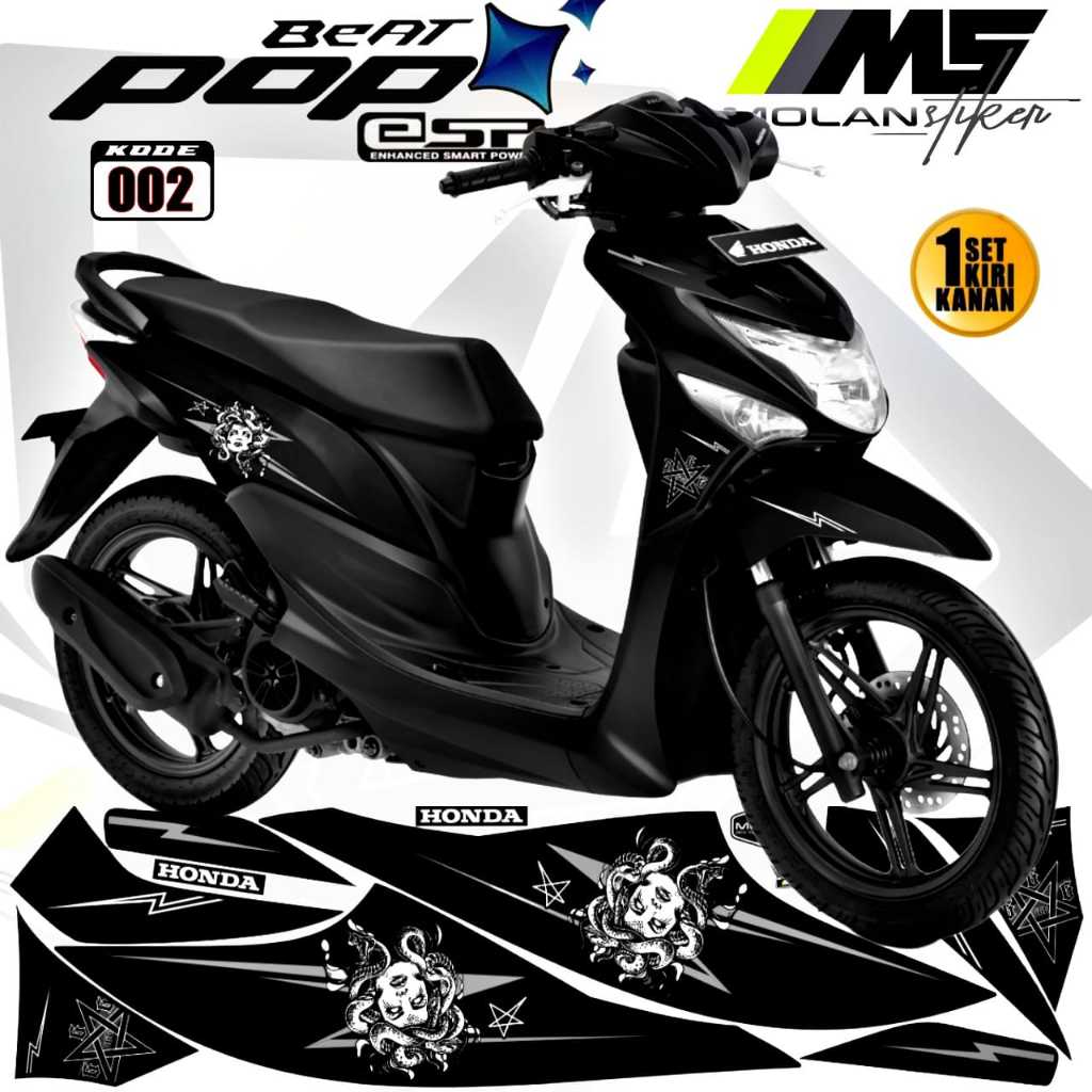 Decal Sticker Striping Variasi Beat Pop/Honda Beat pop/Decal Beat pop/Striping Beat pop