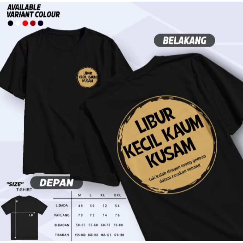 Kaos Iwan Fals Libur Kecil Kaum Kusam // Baju Seniman Musik // Kaos Kata Combed