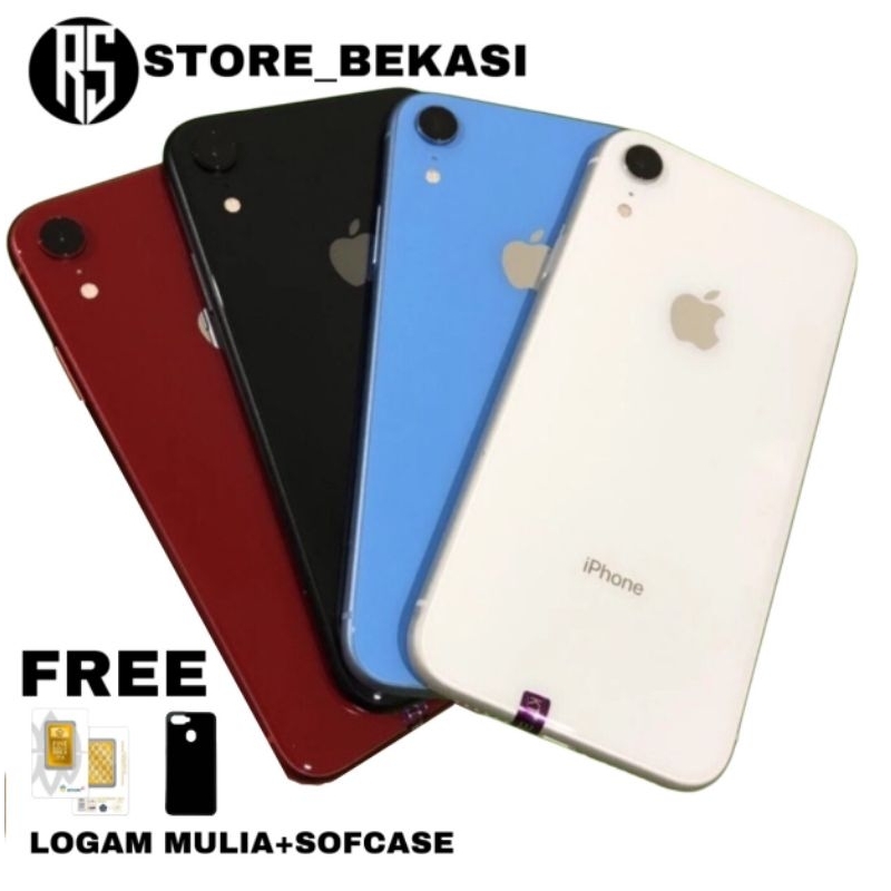 Apple iPhone Xr 64GB 128GB Fulset Lcd Original 100% Mulus No Recond No Refurb