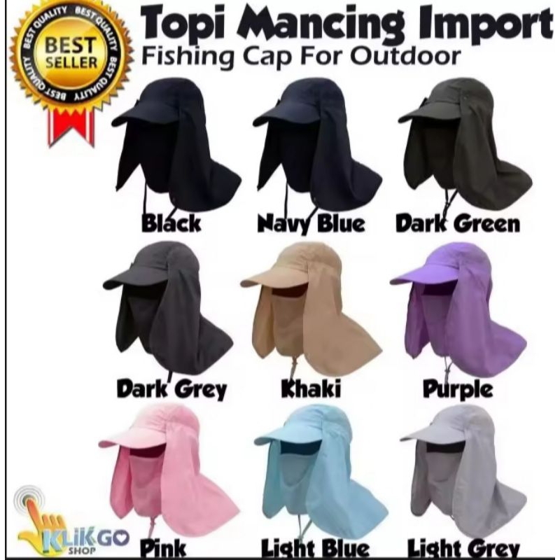 topi mancing jepang topi keren mancing terlaris topi masker buat mancing dan melindungi dari matahar