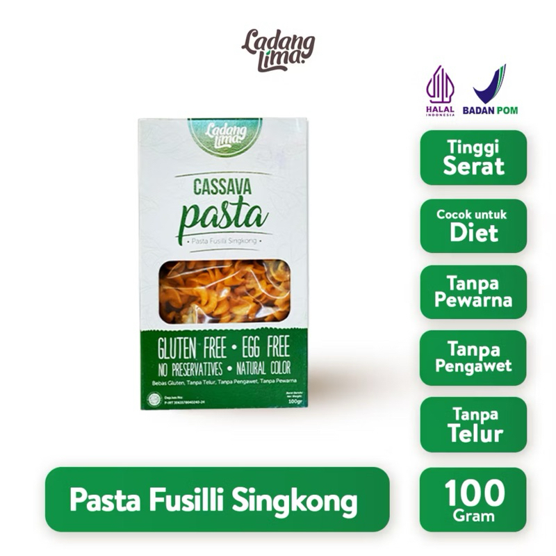 

Cassava Pasta Fusilli Dan Cassava Pasta Shells Gluten Free By Ladang Lima