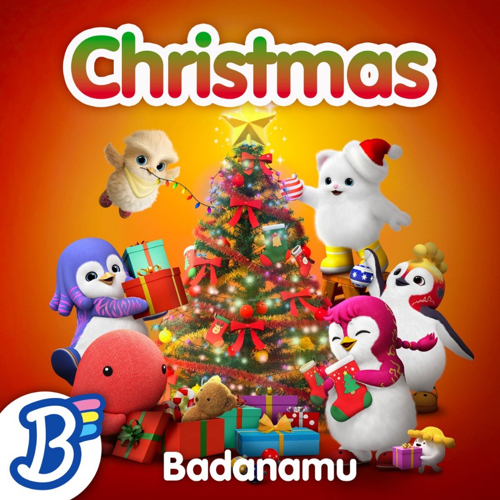 dvd kaset Badanamu Christmas 2024 Lagu anak Nursery Rhymes dan Kids Songs