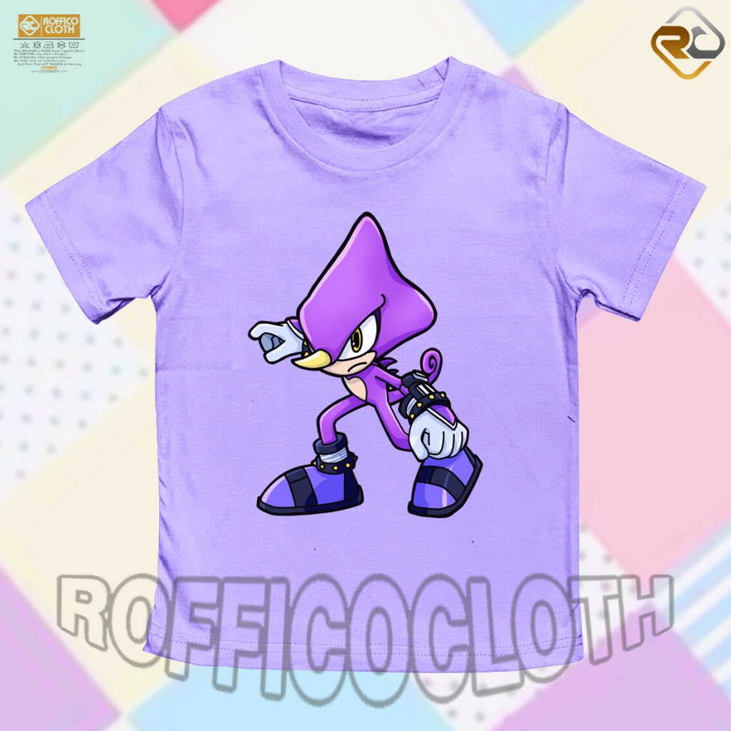BAJU ANAK KAOS ANAK ESPIO CHAMELEON | SONIC the Hedgehog | SONIC MOVIE | Game - ROFFICO CLOTH