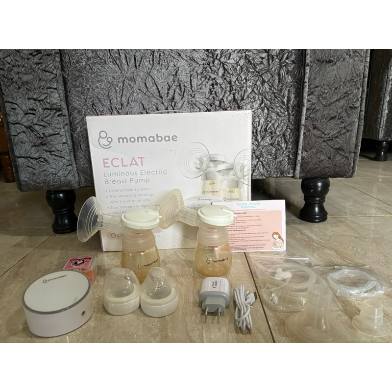 PRELOVED Mesin Pompa Asi Elektrik Momabae ECLAT breastpump handsfree mesin pumping
