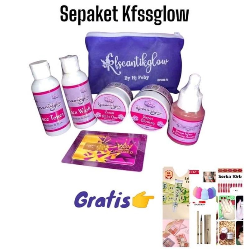 kfscantikglow bpom kfs glow skincare original kfssglow