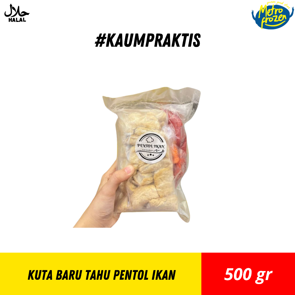 

KOTA BARU Tahu Pentol Ikan 500gr (Free Saos) //tahu pentol ikan gratis saos //tahu pentol ikan instan Banjarmasin