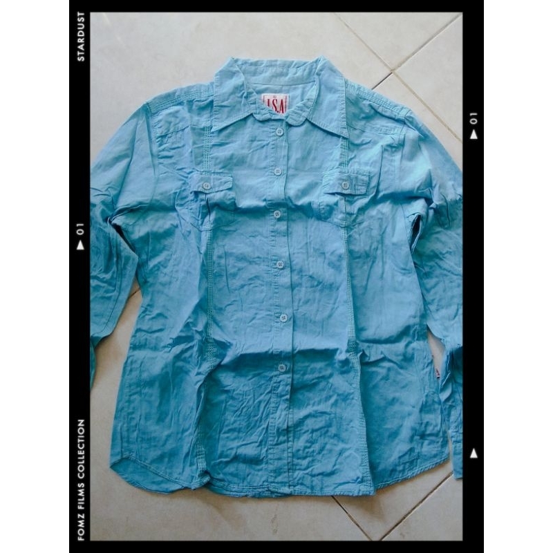 preloved baju kemeja jsa basic