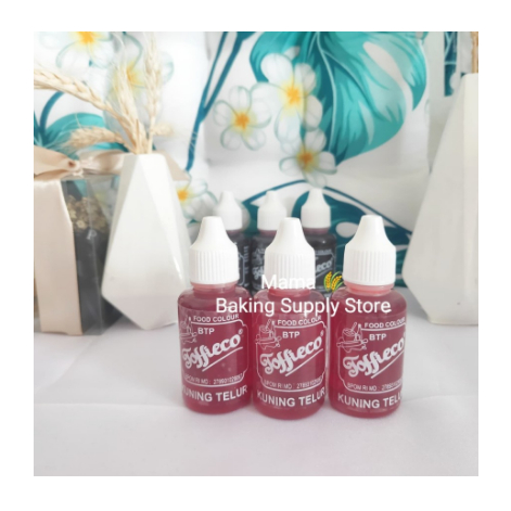 

TOFFIECO Food Coloring Pewarna Makanan Kuning Telur Egg GOLDEN YELLOW