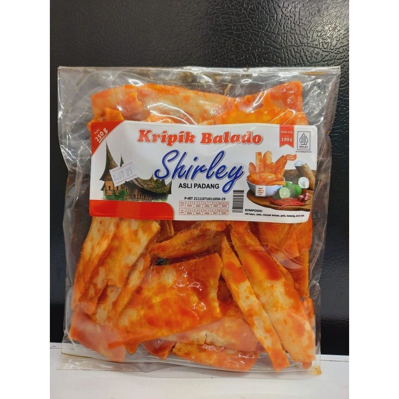 

Yang Lagi Viral kripik balado shirley asli padang 250g panjang