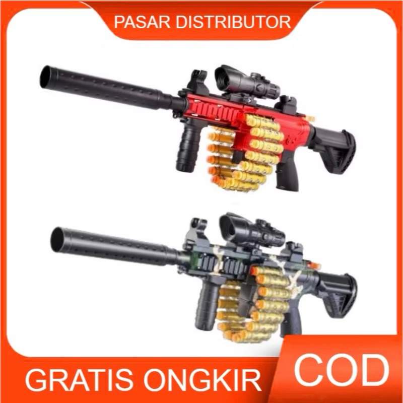 Mainan Anak TOY GUN M416 ASSAULT RIFLE Tembakan Eva Soft Bullet Series