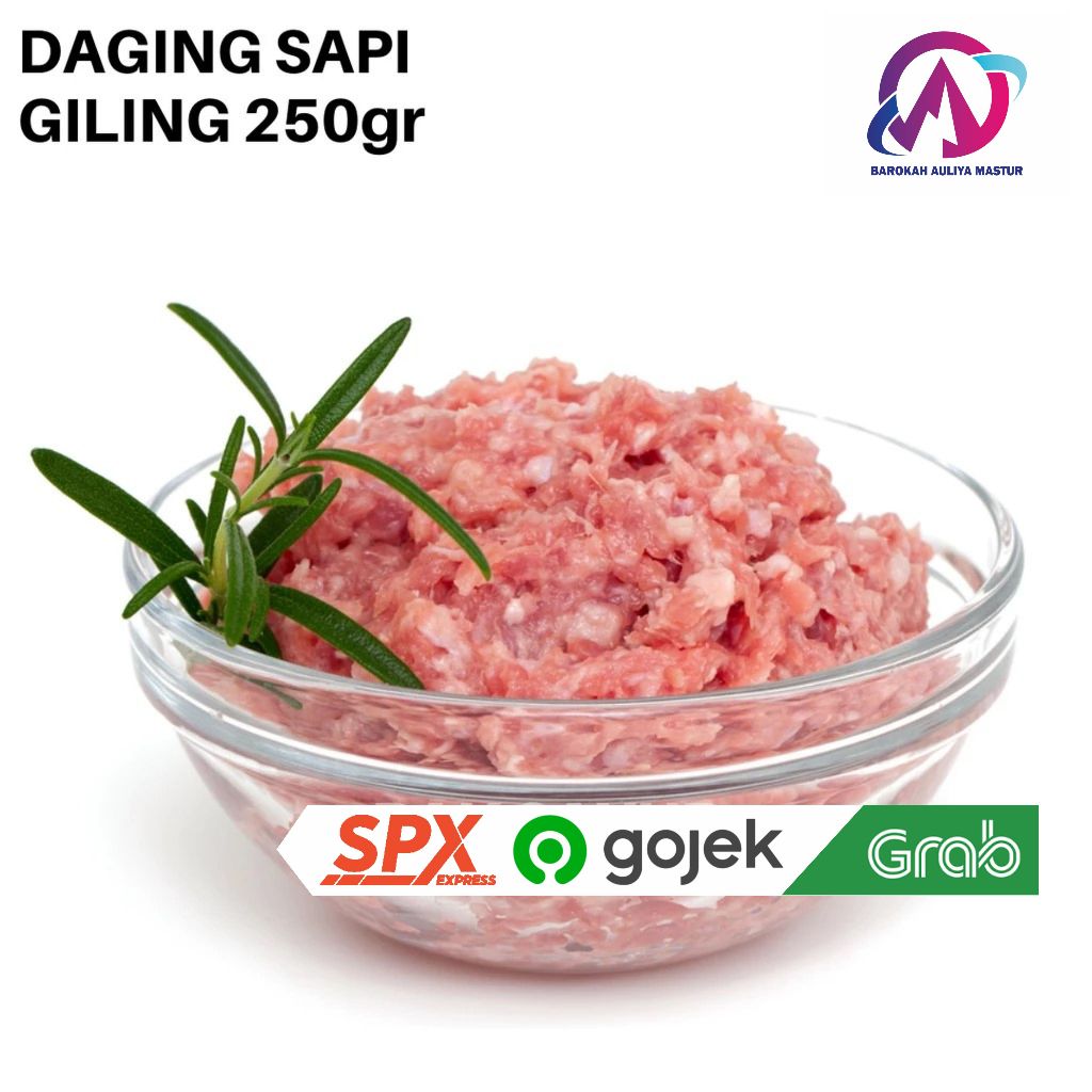 

KIRIM INSTAN Daging Sapi Giling Import 250gr Minced Beef Daging Tanpa Lemak BAM Olshop Padang