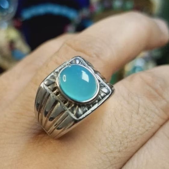 Cincin Batu Bacan Palamea Natural Crystal Natural | Original