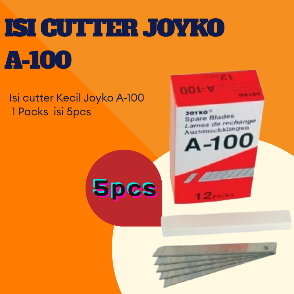 

PISAU REFILL ISI ULANG CUTTER KECIL KENKO A-100