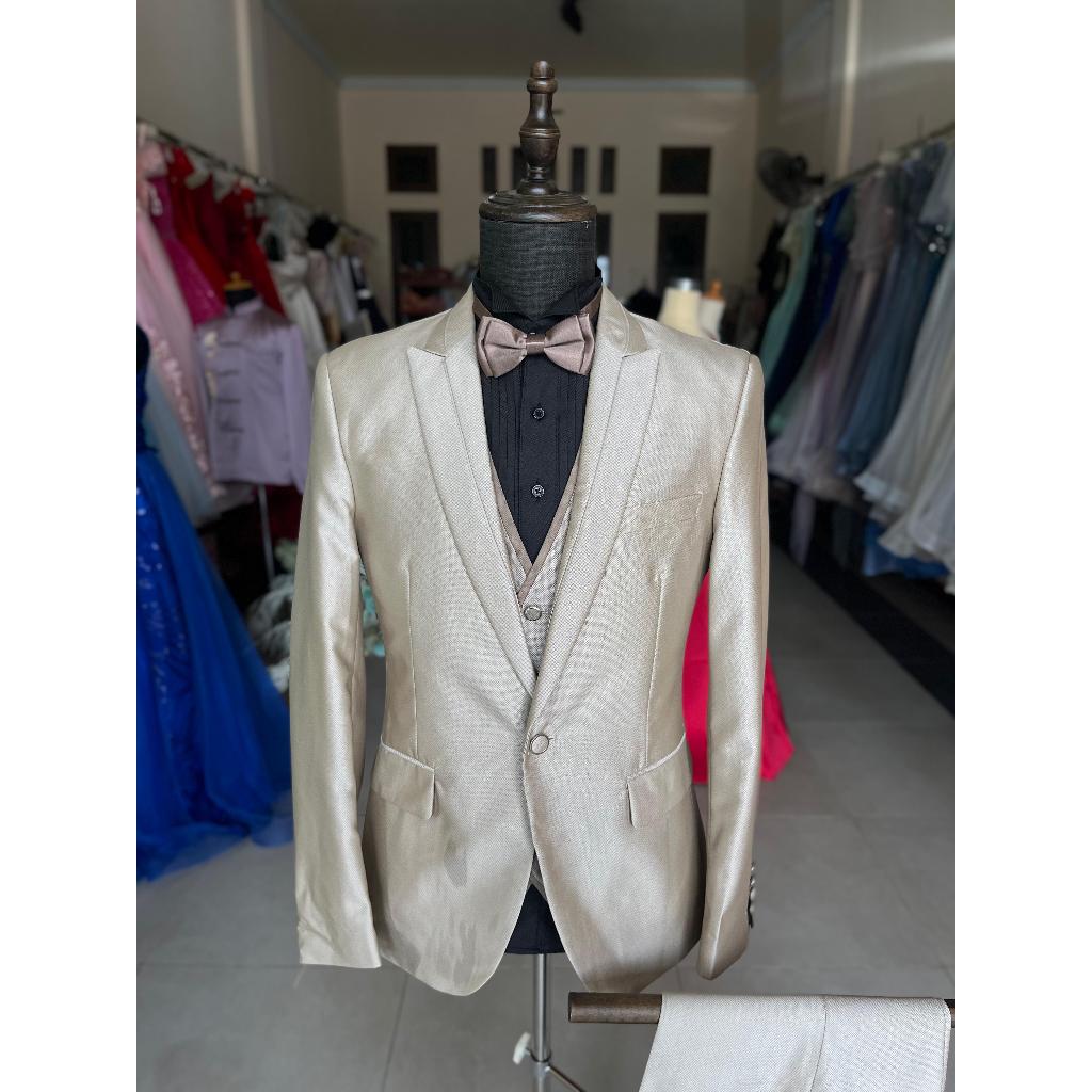 [FOR RENT] HLENN ATELIER - SETELAN JAS FORMAL/ RESMI 4 IN 1 - jas nikah jas wedding jas pesta jas ma