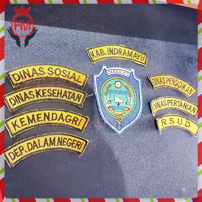 Bet Bordir Logo Dinas Kabupaten Indramayu Bordir Pemkab Indramayu Lengkap - HM