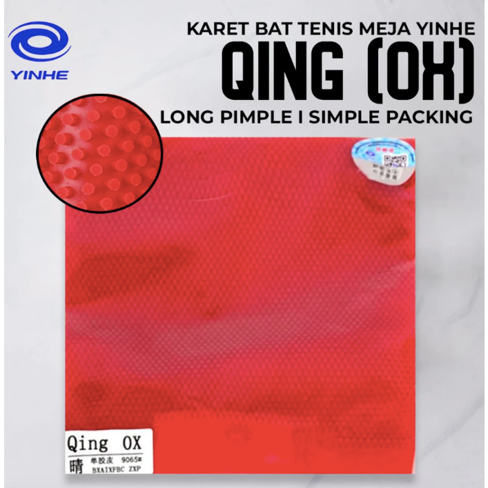 Yinhe Qing OX - Karet Pingpong Tenis Meja Bintik Yinhe Qing