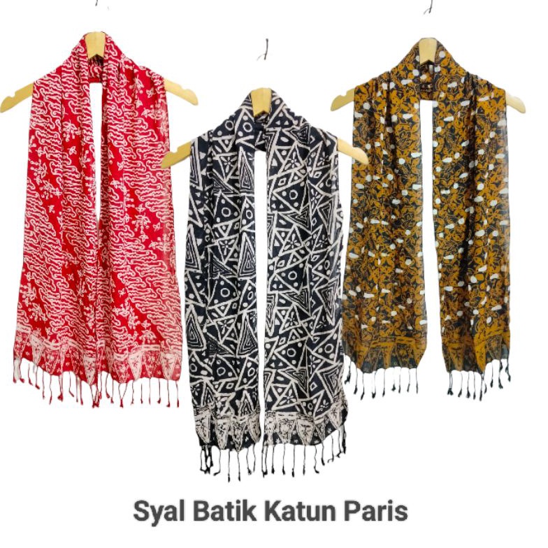 Gebyar promo Syal Batik Paris Scarf Leher
