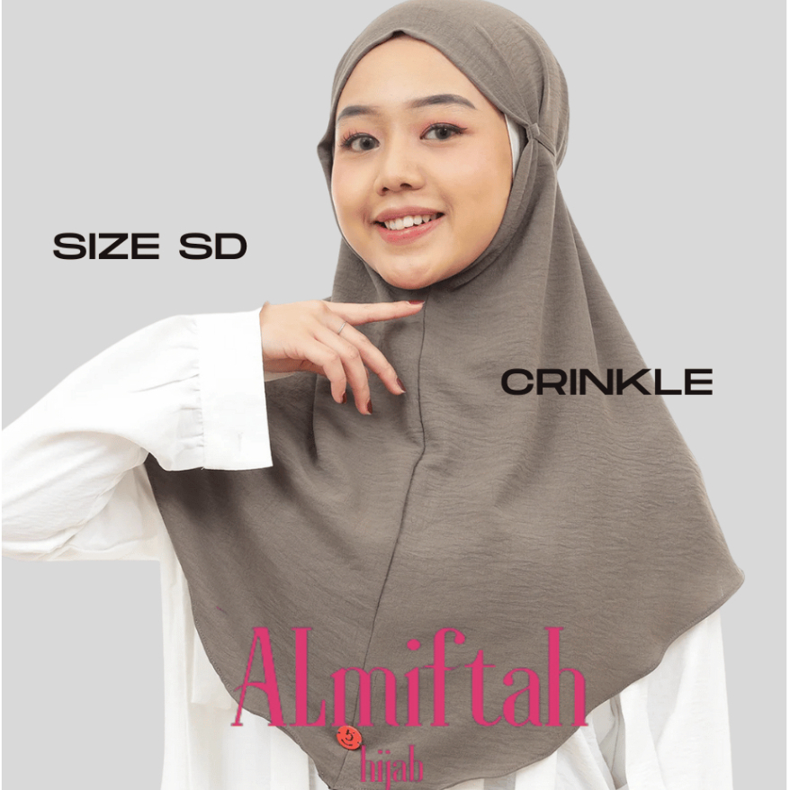 hijab instan maryam anak 4-10thn bahan cringkle airplow /hijab terbaru hijab kekinian hijab viral hi