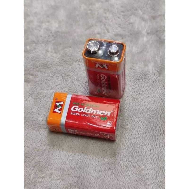 baterai Goldmen 9 volt / baterai kotak 9 volt