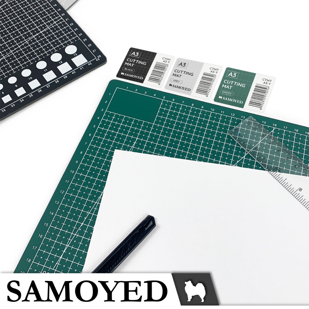 

H7Y SAMOYED CTMT-Y-A3 Alas Potong / Double-Sided Cutting Mat / Pad / Board A3
