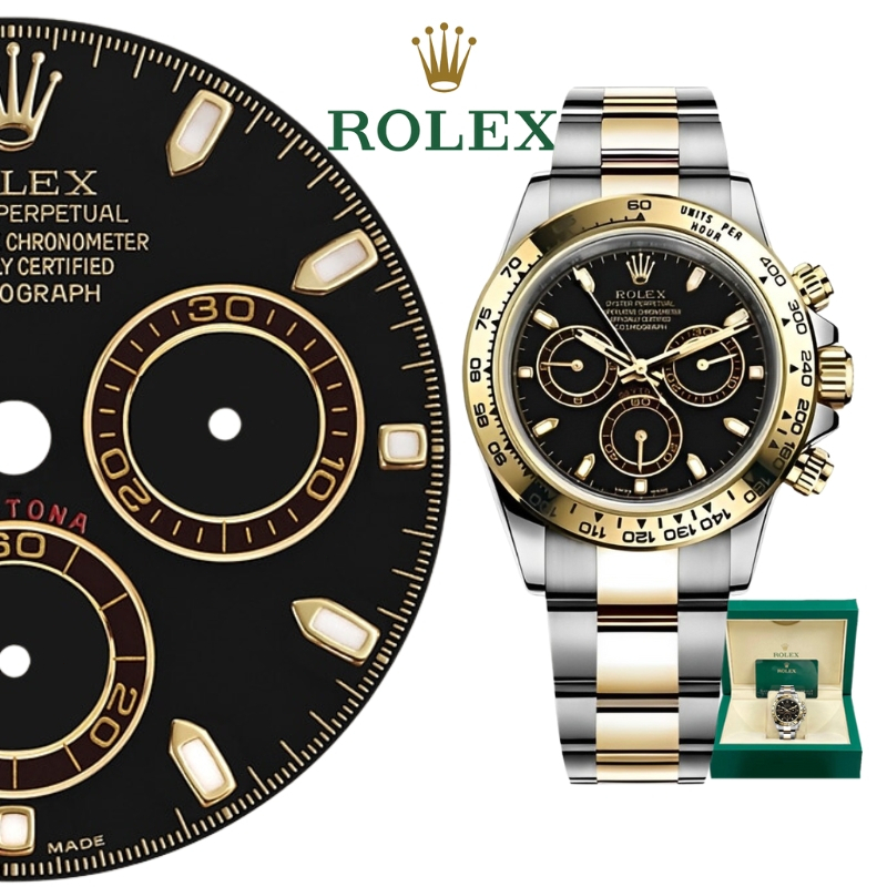 【100% ASLI】Jam Tangan Rolex pria Rolex Cosmograph Daytona  Series M116503-0004  40 mm Emas 18 karat 