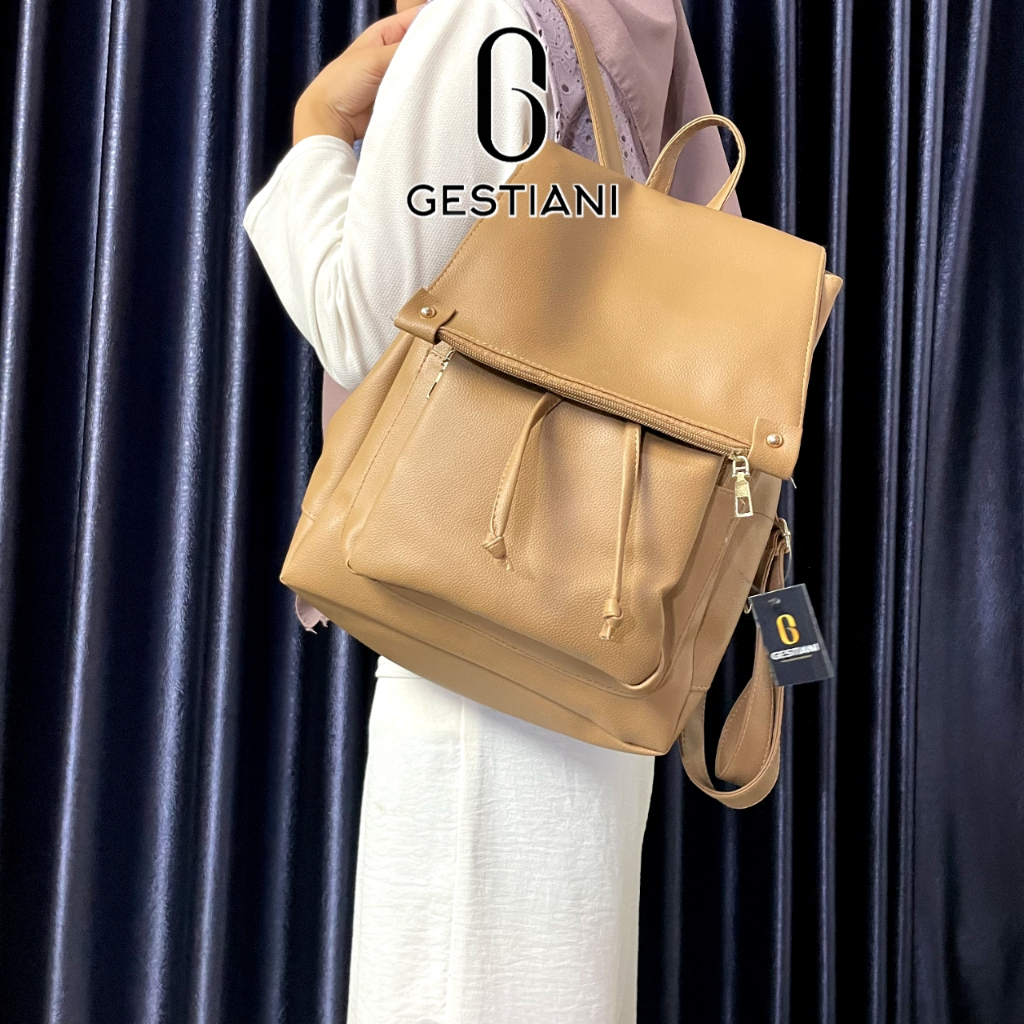 GESTIANI - Joya Ransel - Tas Ransel Wanita - Tas Wanita - Tas Gendong Kuliah Kerja Wanita Aesthetic 